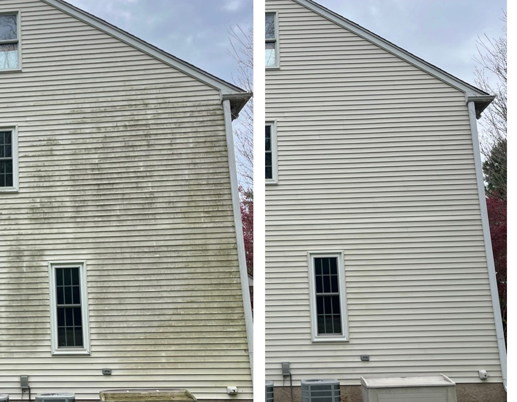 Example of Residential Power Washing in Delco