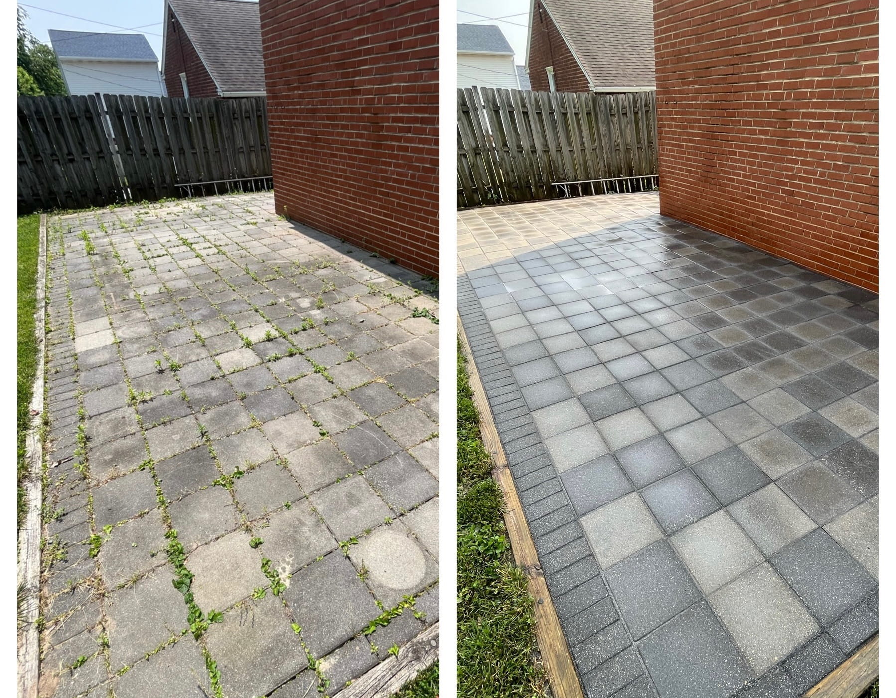 Paver Cleaning and Sanding